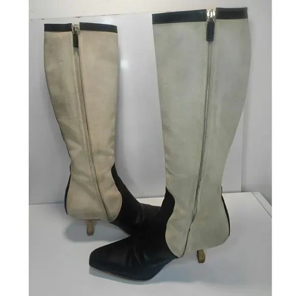 Vintage 2000 Tom Ford Gucci Suede Boots sz 37.5 - Picture 6 of 16